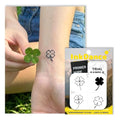 Semi-Permanent Four-Leaf Clover Tattoo - Waterproof, Lasts 1-2 Weeks
