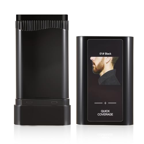Beard Touch-Up Stick for Men - Instant Gray Hair Concealer with Comb
