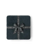 Barefoot Dreams CozyChic Throw Blanket - Onyx Blue, 54"x72"