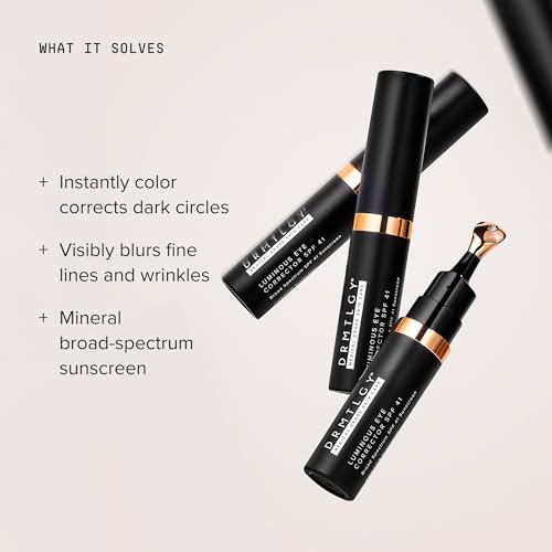 DRMTLGY Luminous Eye Corrector SPF 41 - Peach Undereye Concealer