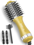 DAN Technology 2-in-1 Hot Air Brush - Dual Voltage Travel Blow Dryer