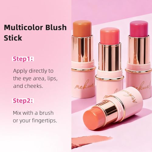 Dusty Rose Cream Blush Stick - Long-Lasting Cheek Color