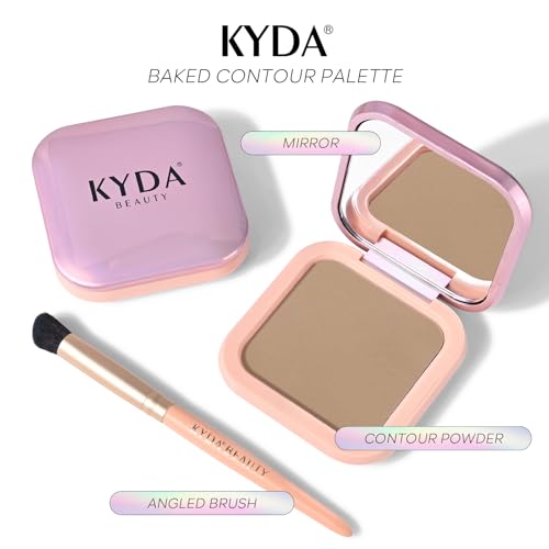 Contour Powder Palette - Matte Face Sculpting, 3 Shades