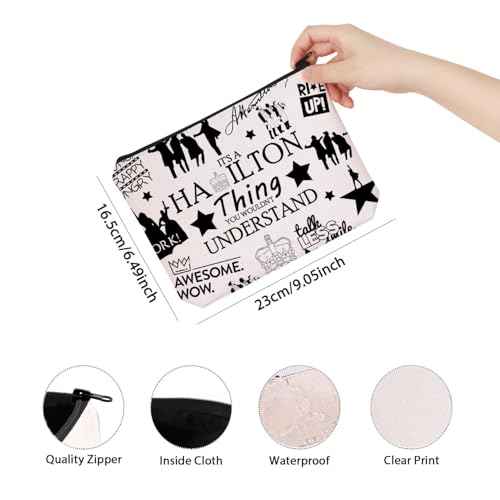 Musical Makeup Bag Musical Quote Cosmetic Bag Musical Inspired Gift For Women Musical Gift