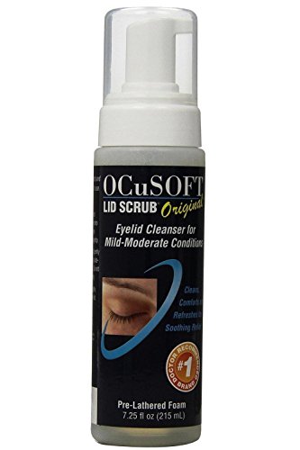 OCuSOFT Lid Scrub Foaming Eyelid Cleanser, 7.25 fl oz (Pack of 3)