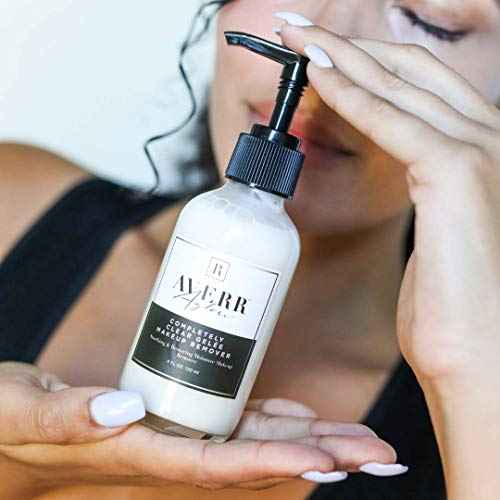 Averr Aglow Completely Clear Gel?e Makeup Remover, Face Care, Boost Collagen, Calm Skin, Natural Plant Based Solution Facial Cleanser, Removes Waterproof Makeup