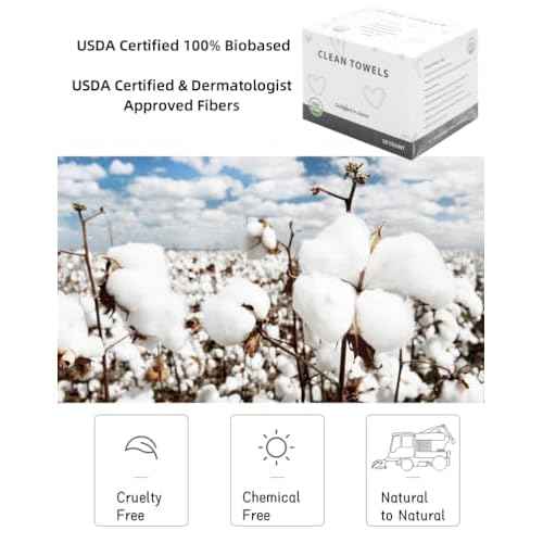 Disposable Face Towels, Biodegradable Facial Towels Clean Face Towels XL, Super Soft and Thick, Makeup Remover Dry Wipes, Face Cloths for Sensitive Skin, 10"¡¿12" 50 Count