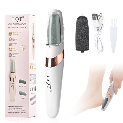 Rechargeable Electric Foot File Callus Remover - At-Home Pedicure Kit
