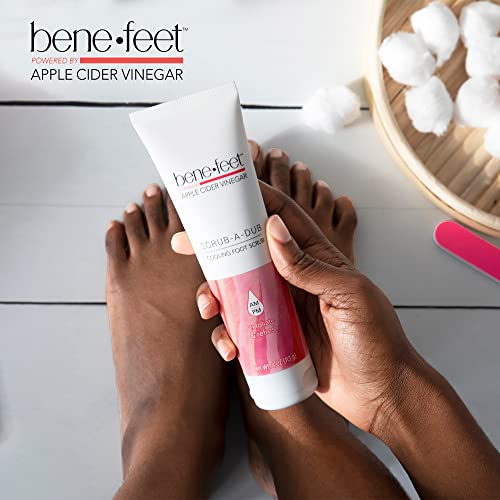 Benefeet Scrub-A-Dub Exfoliating Cooling Foot Scrub for Dry Feet - 4 oz