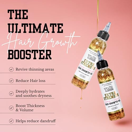Extra-Strength Herbal Hair Growth Oil - Rosemary & Fenugreek Blend, 4 Fl Oz