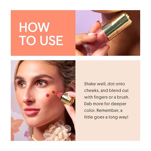 Winky Lux Cheeky Rose Liquid Blush ? Gel-Cream with Buildable Color, Lightweight Velvet Finish, Long-Lasting Cool Pink Shade, Lovely