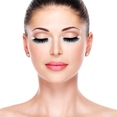 140 Pcs Paper Patches, 3D Eyelash Under Eye Pads,Eye Mapping Stickers, Patch Lash False, Eyelash Extension Paper Patches
