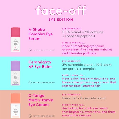 Drunk Elephant A-Shaba Complex Eye Serum - .1% Retinol Eye Cream - Clean Clinical Skincare