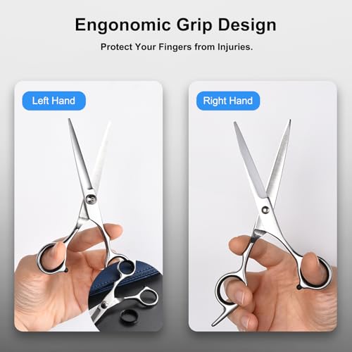 Professional Hair Cutting Scissors 6.5" Stainless Steel Shears