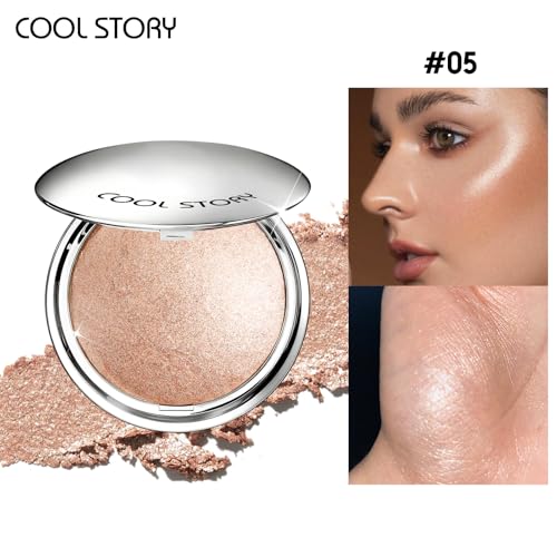 Nude Luster Shimmer Face Highlighter Palette - 3-in-1 Glow