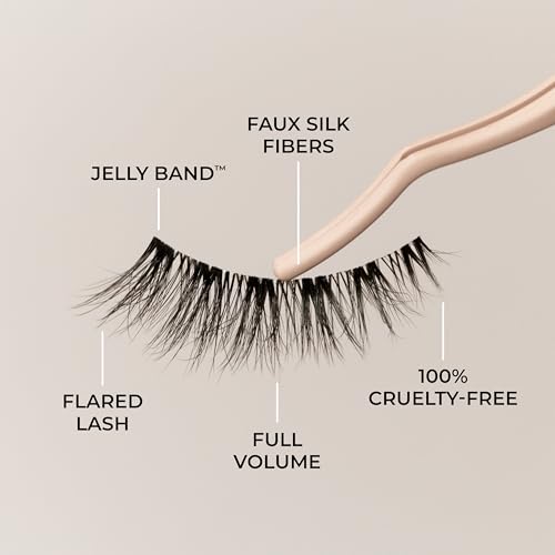 House of Lashes Tigress - Dramatic, Weightless and Flexible False Lashes, 3D Faux Mink Eyelash Extensions, Sultry Cat Eye Effect