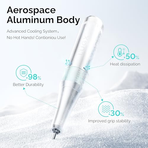 L'UGX Rechargeable Nail Drill E-File 35000RPM Professional Manicure Tool