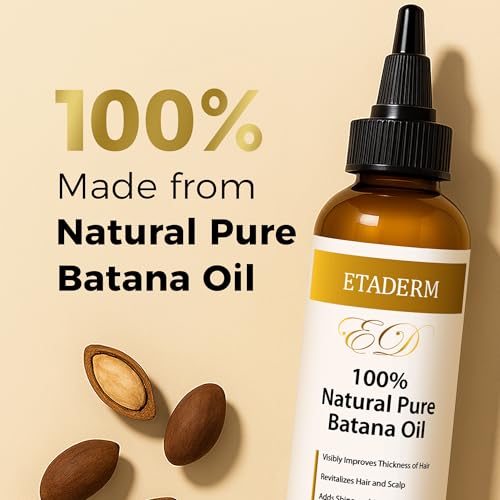 Batana Oil for Hair Growth - Pure Cold-Pressed, 4 Fl Oz