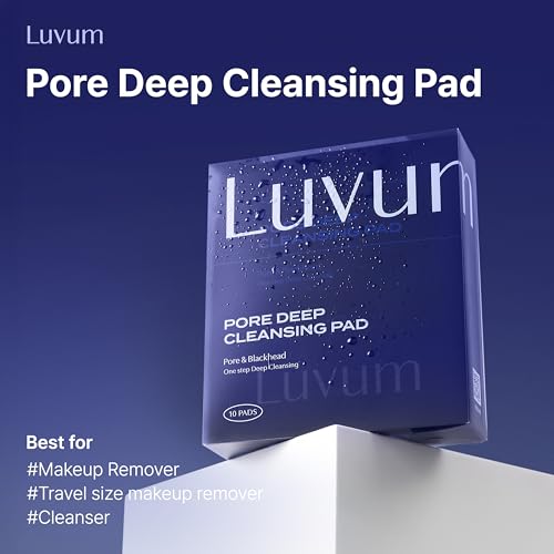 Luvum Pore Deep Cleansing Pads, 10-Pack Travel Kit