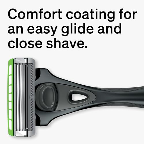 Schick Hydro Ultra Sensitive Razors for Men | 3-Blade Mens Razors for Shaving Sensitive Skin, 1 Mens Razor Handle with 4 Razor Blades Refills