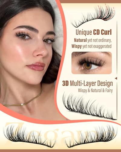 Spider Lash Clusters Wispy Invisible Band 10-16mm
