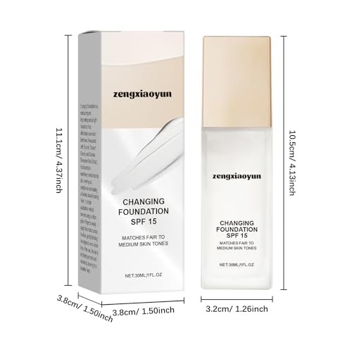 Color Changing Foundation for Mature Skin, 30ML