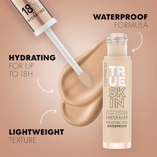 Catrice | True Skin High Cover Concealer (039 | Warm Olive) | Waterproof & Lightweight for Soft Matte Look | With Hyaluronic Acid & Lasts Up to 18 Hours | Vegan, Cruelty Free (Pack of 2)