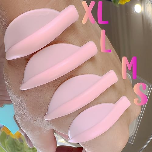 Lash Lift Rods Set - Silicone Shields S M L XL for Natural Eyelash Lifting