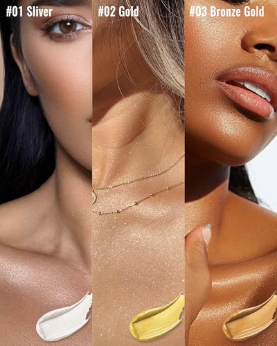 Body Shimmer Glow Oil - Waterproof Luminizer Highlighter