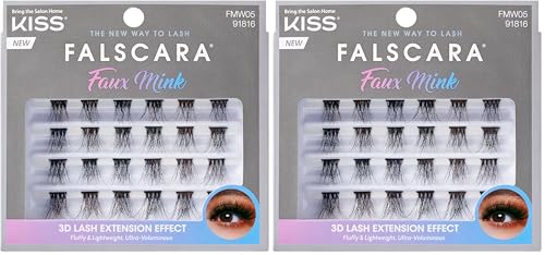 KISS Falscara Faux Mink Lash Wisps 12-16mm (24 Pack)