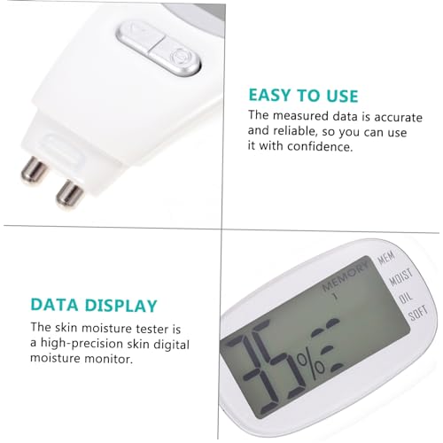Digital Skin Moisture Analyzer with Oil Tester & Backlight