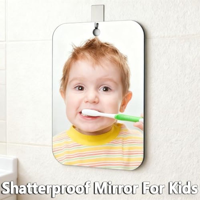 Fogless Shatterproof Shower Mirror for Shaving - 11x8 in