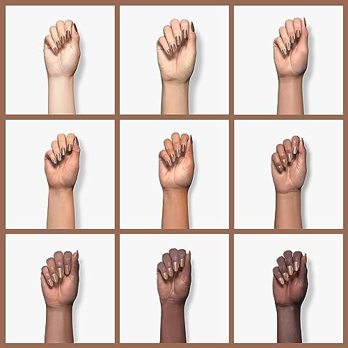 Beetles Brown Gel Polish Latte Haze - 15ML Dark Brown Nail Polish, Creme Variant