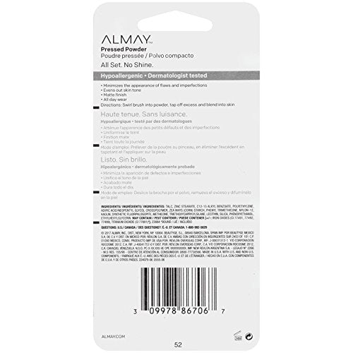 Almay Pressed Powder Make Mine Dark, 0.20 oz