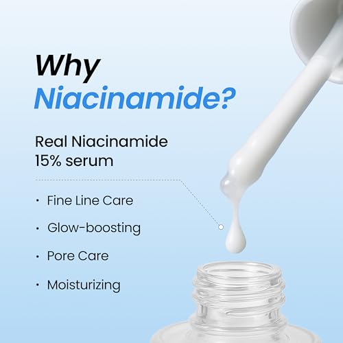 15% Niacinamide Serum for Pore Minimizing & Even Skin Tone - Vegan
