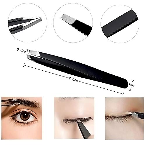 6-in-1 Eyebrow Grooming Kit with Scissors, Razor & Tweezers