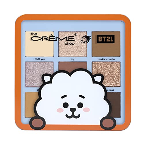 BT21 RJ Eyeshadow Palette - 9 Velvety Pigments, Cruelty-Free