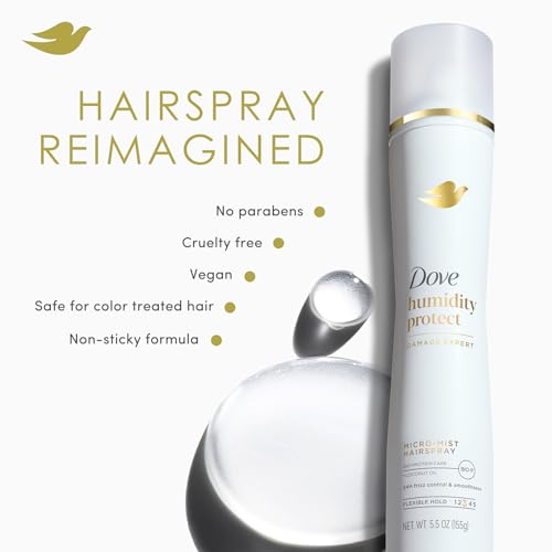 Dove Shampoo & Conditioner Set, Coconut & Hydration Flexible Hold Hairspray, Compressed Micro Mist ? Deep Moisture for Revitalizing Dry, Damaged Hair & Styling (3 Piece Set)