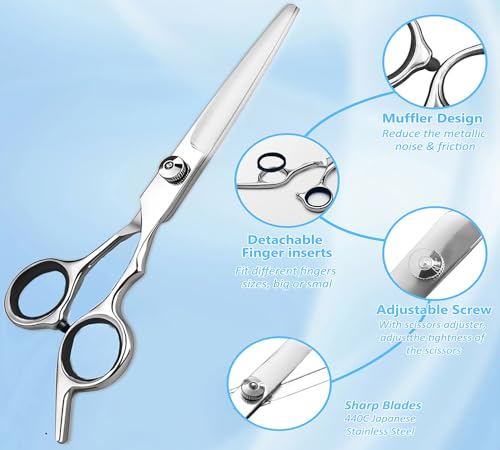 Professional Hair Cutting Shears - Salon Quality Stainless Steel Scissors