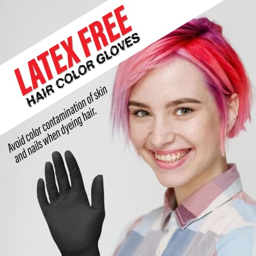 MANIC PANIC Dye Tool Kit - Hair Dye Brush + Comb Applicator, Hair Cap & Latex-Free Gloves - Reusable & Easy to Clean - Accessories for DIY & Salon Coloring (3 Piece Set)