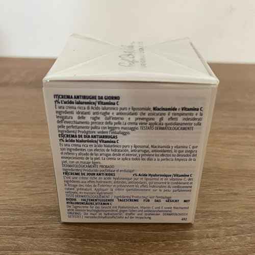 GEROVITAL HYALURON C Anti-Wrinkle Night Face Cream with Hyaluronic Acid, Vitamin C and E, Moisturizing and Regenerating Effect, for Dry, Normal Skin, 50 ml