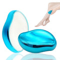 Crystal Hair Eraser for Women and man, Reusable Crystal Hair Remover Magic Painless Exfoliation Hair Removal Tool for Back Arms Legs Crystal Shaver-Nano Glass (Blue)