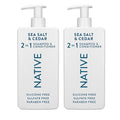 Native Sea Salt & Cedar 2-in-1 Shampoo Conditioner 16.5oz