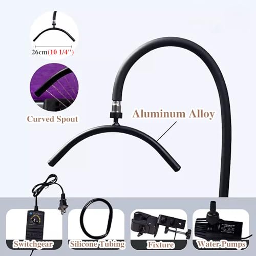Salon Shampoo Bowl Waterfall Head for Spa Massage & Hair Washing