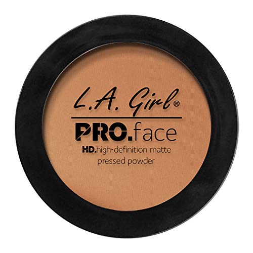 L.A. Girl PRO.Face Matte Pressed Powder, Toffee GPP613 (Pack of 3)