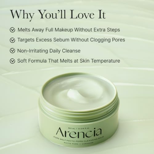 ARENCIA Pore Melt Phyto PDRN Cleansing Balm - Makeup & Pore Care, 90ml