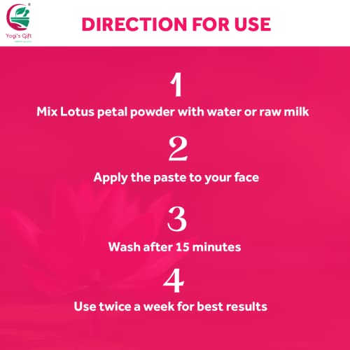 Lotus Flower Powder 8oz | 100% Pure Natural | Anti-Acne Skin Care