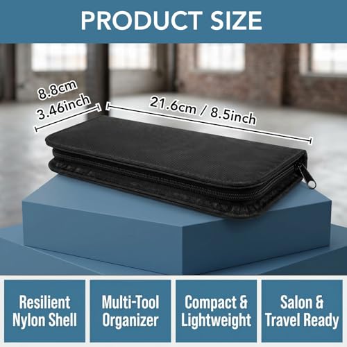 Professional Hair Scissors Case - Portable Organizer for Stylists