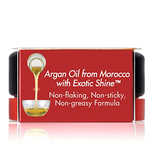 Creme of Nature Perfect Edges¢â Black Edge Control Gel, 24-Hour Hold with Gray Coverage and Shine, Non-Flaking Tinted, Argan Oil Edge Tamer, 2.25 oz