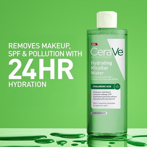 CeraVe Hydrating Micellar Water Facial Cleanser & Makeup Remover 13oz